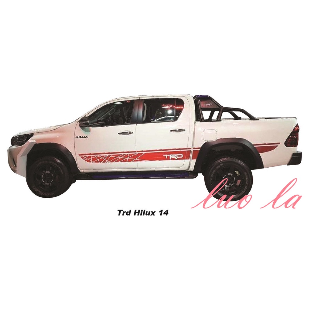 TOYOTA HILUX REVO LIMITED EDITION BODY STICKER | Shopee Malaysia