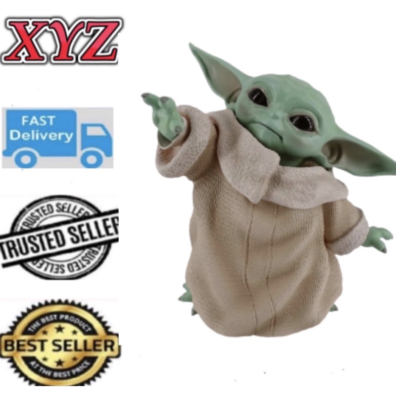 Star Wars The Mandalorian BABY YODA Mini Toy Figure (100% Ready Stock ...