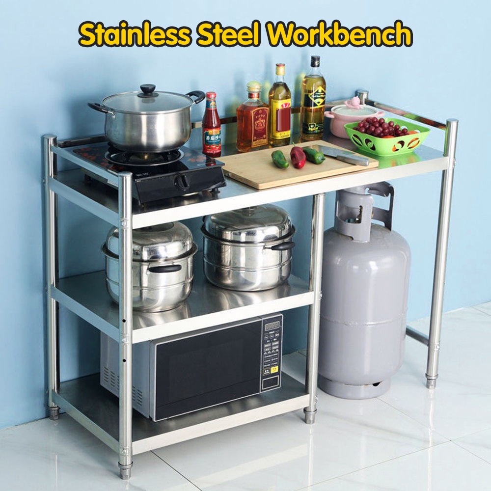 Rak Dapur Gas Kitchen Table Stainless Steel Stove Rack Gas Rack Stove ...