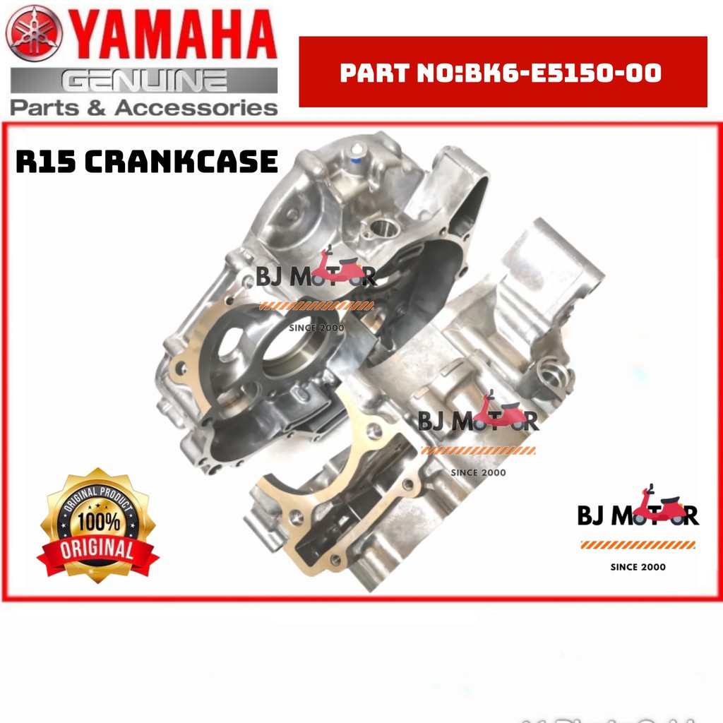 YAMAHA R15 V3 R15M CRANKCASE ENGINE INNER CASE CASING ENJIN COVER 100 ORIGINAL BK6 E5150 00 Shopee Malaysia