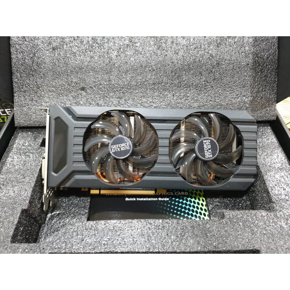 Palit GTX 1070 Dual Fan 8GB(USED) | Shopee Malaysia