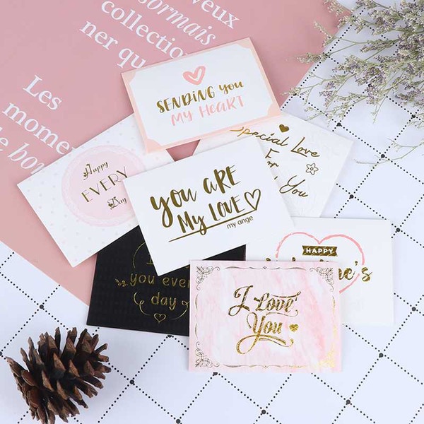 🌟READYSTOCK🌟Assorted Greeting Note Message Wish Gift Card Love Miss U ...