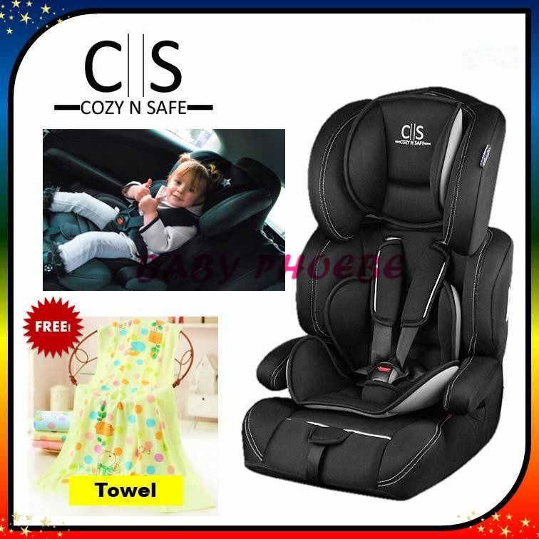 Cozy N Safe Logan Group 1 2 3 Child Booster Car Restraint Seat 9 36kg FREE Towel