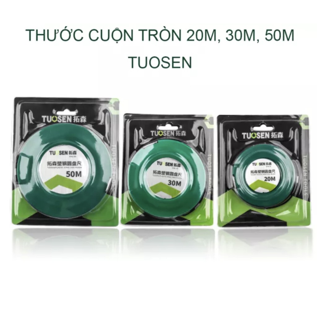 Tuosen Tape Measure, Tape Measure 20m, 30m, 50m TUOSEN (ABS plastic ...
