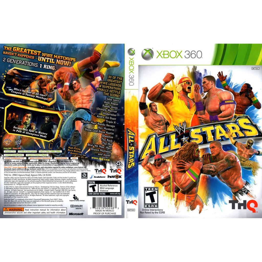 WWE Allstars Xbox 360 | Xbox All Stars | ihrm.or.ke