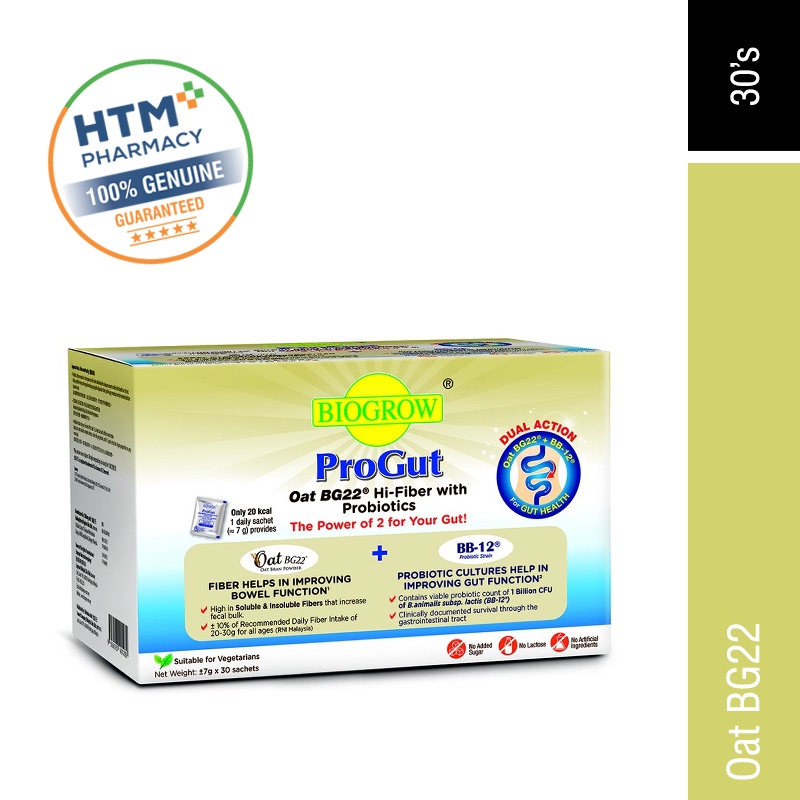 Biogrow Progut ( 30'S ) HTM Pharmacy | Shopee Malaysia