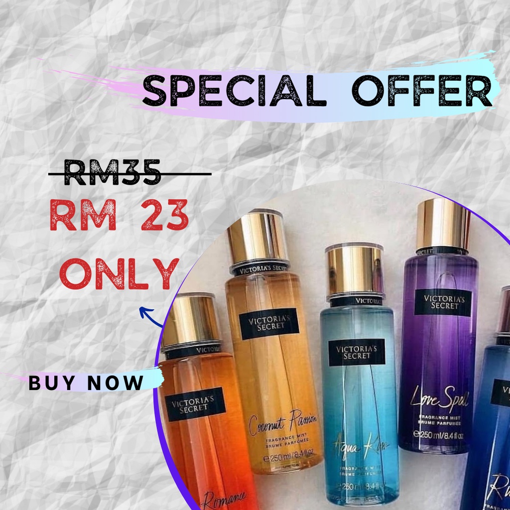 Wangi body best sale mist victoria secret