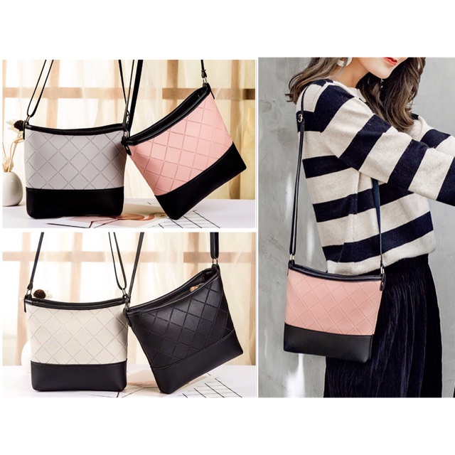 Black Square Sling Mini Bag