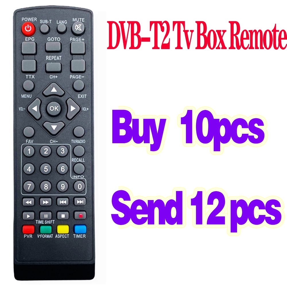 DVB-T2 Tv Box Remote Control MY TV Mediacorp Tv For DVB T2 Decoder ...