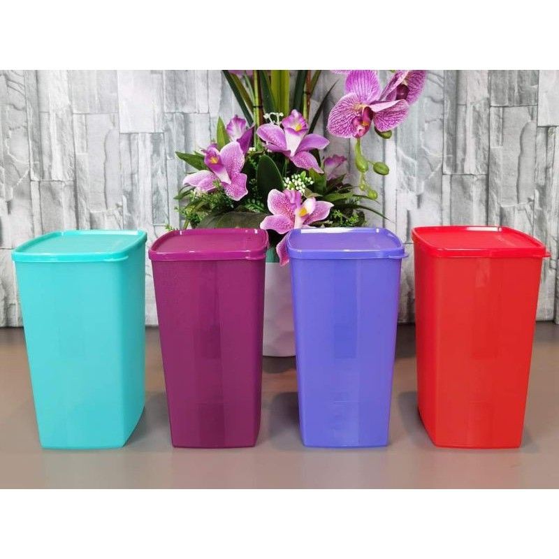 Tupperware Large Square Round 2.0L (4 pcs) | Shopee Malaysia