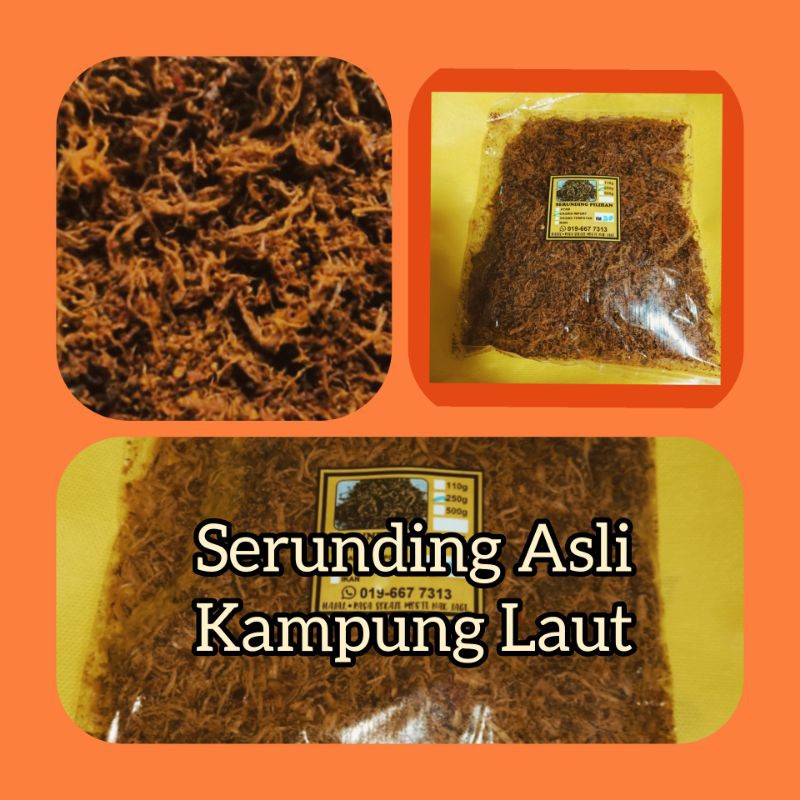 💥Sedap🌷 Ready stok🌸SERUNDING DAGING dan AYAM Kampung Laut . MEAT FLOSS ...