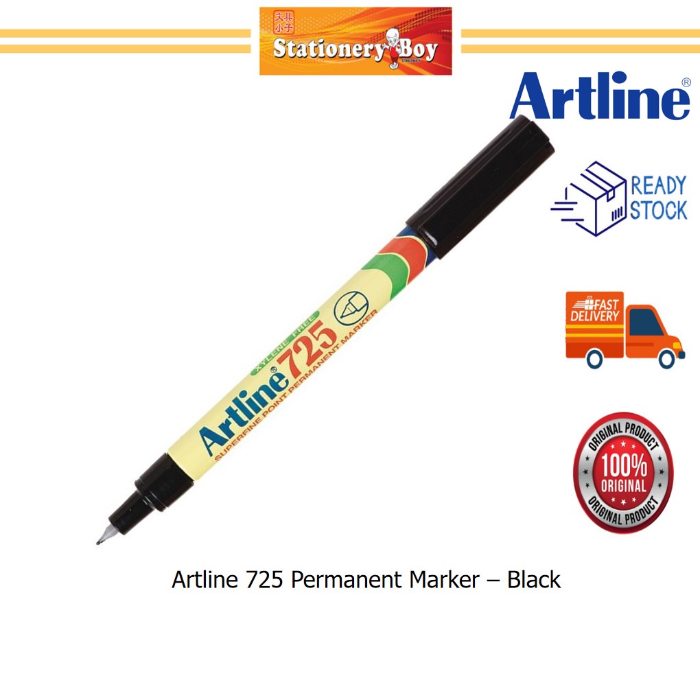 ARTLINE 725 Permanent Marker / Pen Marker Dakwat Kekal Black, Blue