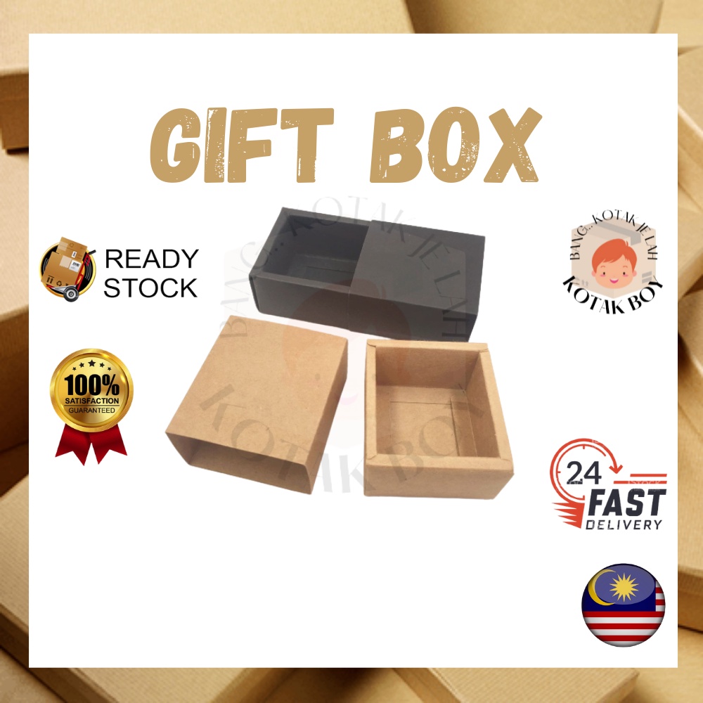 (READY STOCK)(1pc) Gift Box Kotak Courier Kotak Paper Box Packaging Box ...