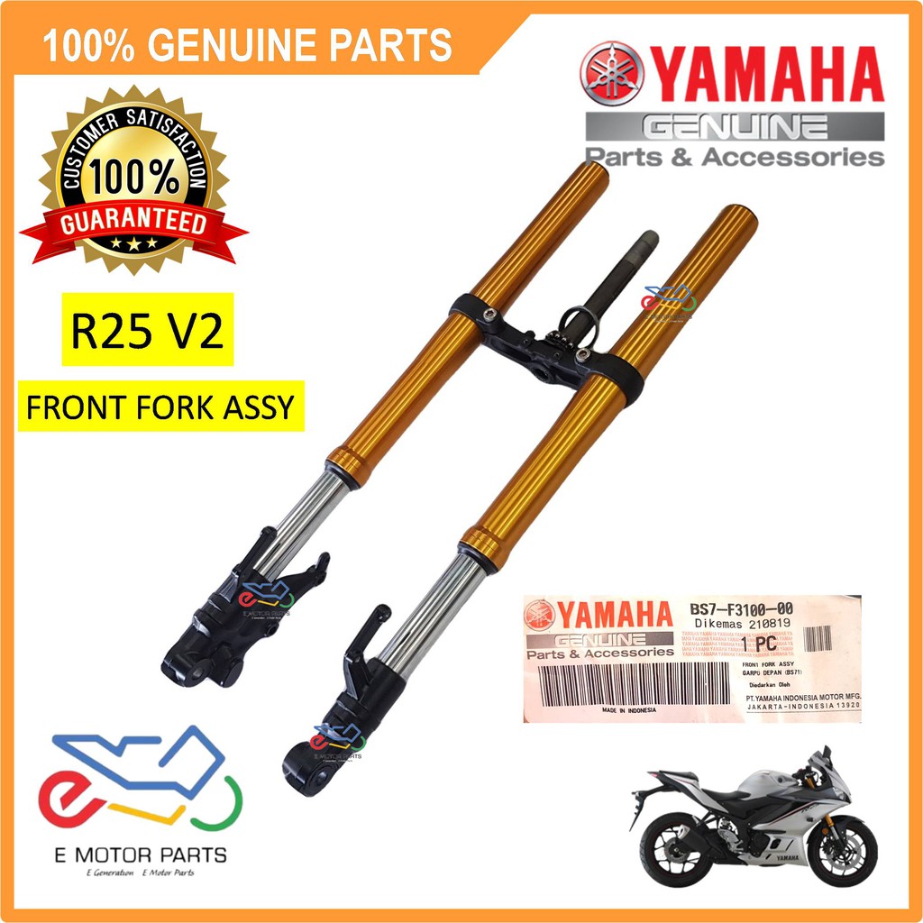 R25 V2 FRONT FORK ASSY R25 V2 FRONT DAMPER UNDER BRACKET COMPLETE R25 ...