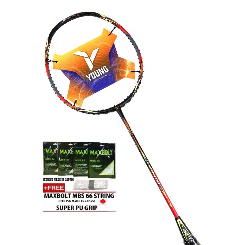 Young Passion 17 Badminton Racket (Latest Design) - FREE ORIGINAL ...