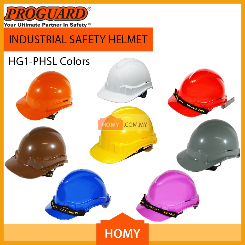 Proguard Sirim Safety Helmet Advantage 1 Hg1-phsl (yellow,orange,red 