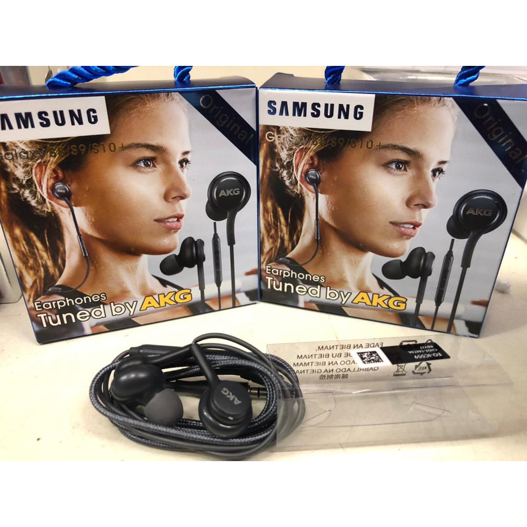 Samsung AKG Earphones Stereo Bass Wired Headphones Tuned by AKG With Microphone And Volume