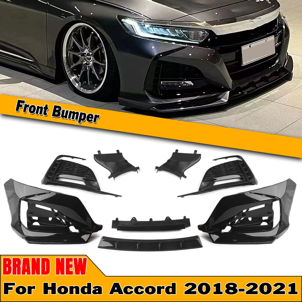 Yofer Front Bumper Surround Molding Trim Cover For Honda Accord 10th 