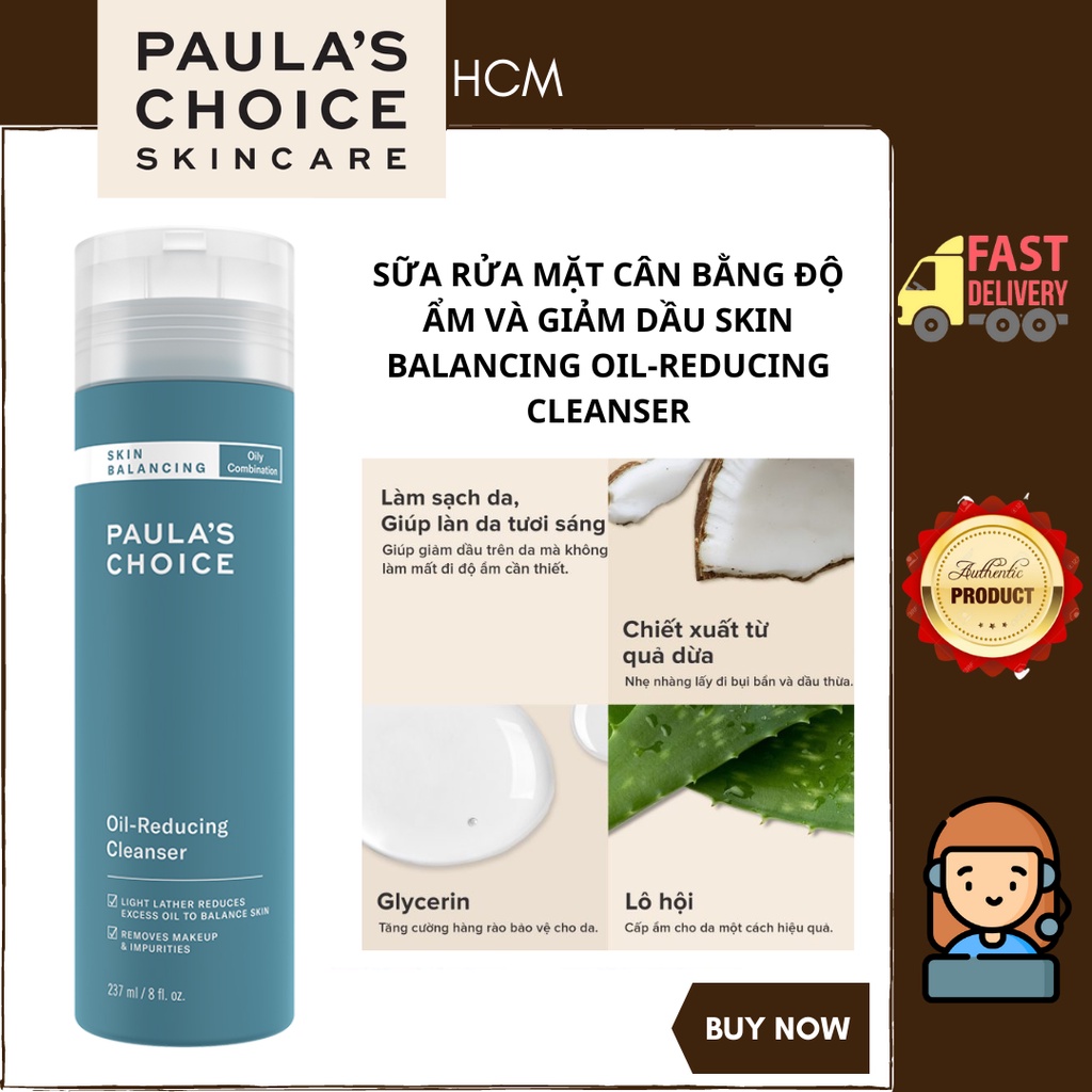 Paula's Choice Skin Balancing OilReducing Cleanser (237ml) Shopee