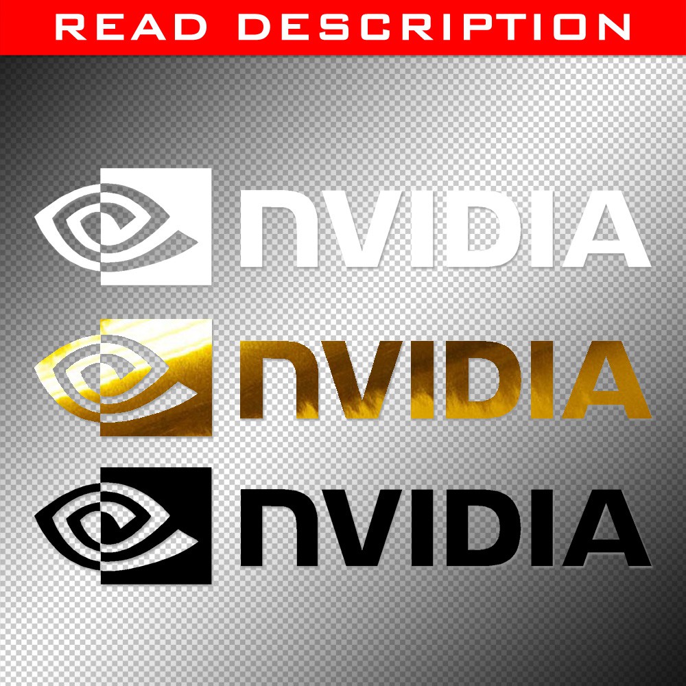 Nvidia Sticker | Weather Proof Decals | Logo | die-cut | 6 inches ...