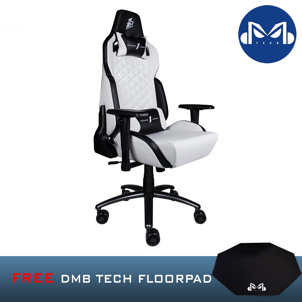 1st Player DK2 Professional Gaming Chair with Pillow and Lumbar Cushion ...