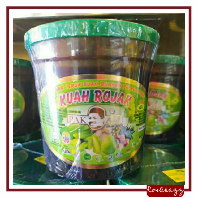 KUAH ROJAK JERUK MADU PAK ALI 350gm Kuah Rojak Pedas Manis Original ...