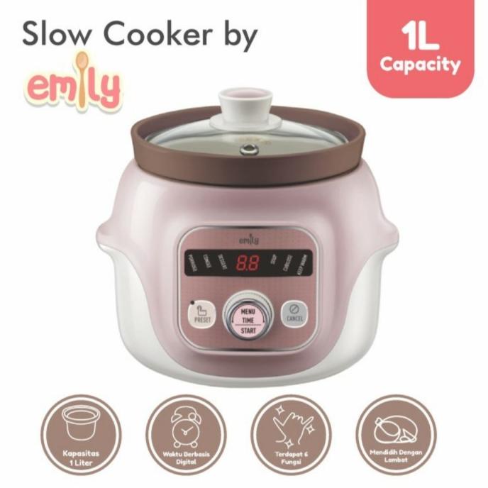 Emily 1L Clay Pottery Slow Cooker (Esc34003) Shopee Malaysia