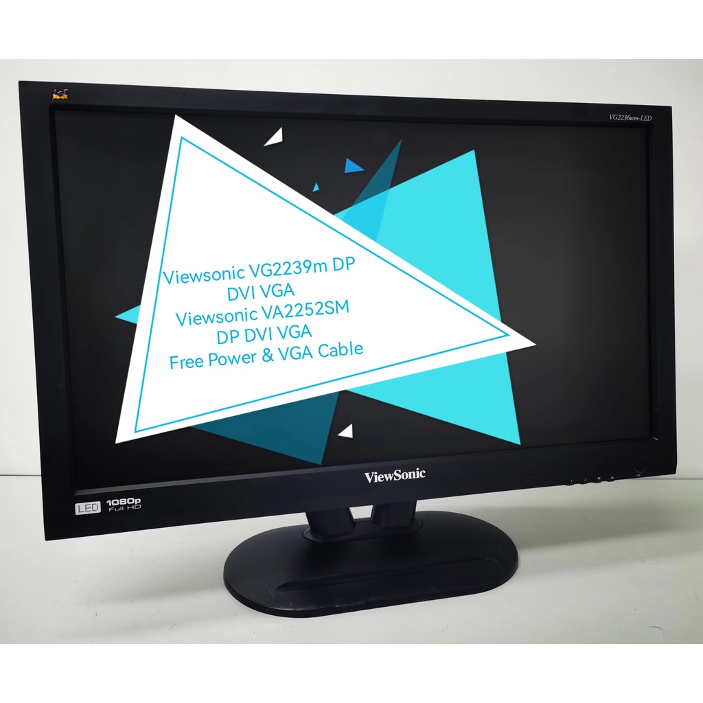 22 Inch LED Monitor Refurbished Grade A ( All Branded ) | Shopee Malaysia