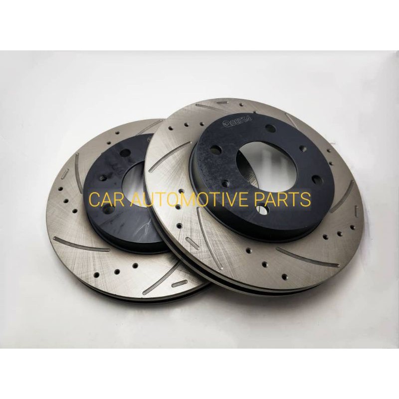 DISC ROTOR FRONT SETS (2PCS) - PROTON WAJA 1.6, PERDANA SE, PERDANA V6 ...