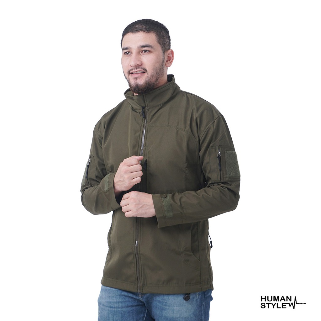 HIJAU Army Tactical Thomson Green Army Windbreaker Jacket Premium ...