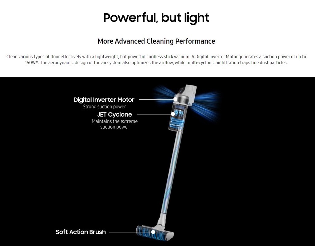 Samsung Jet 70E Multi POWERstick Vacuum Cleaner VS20B75AER4/ME