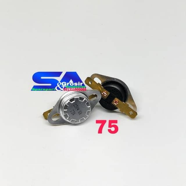 Thermostat 75 Switch Bimetal Circuit Breaker Rice Cooker Dispenser