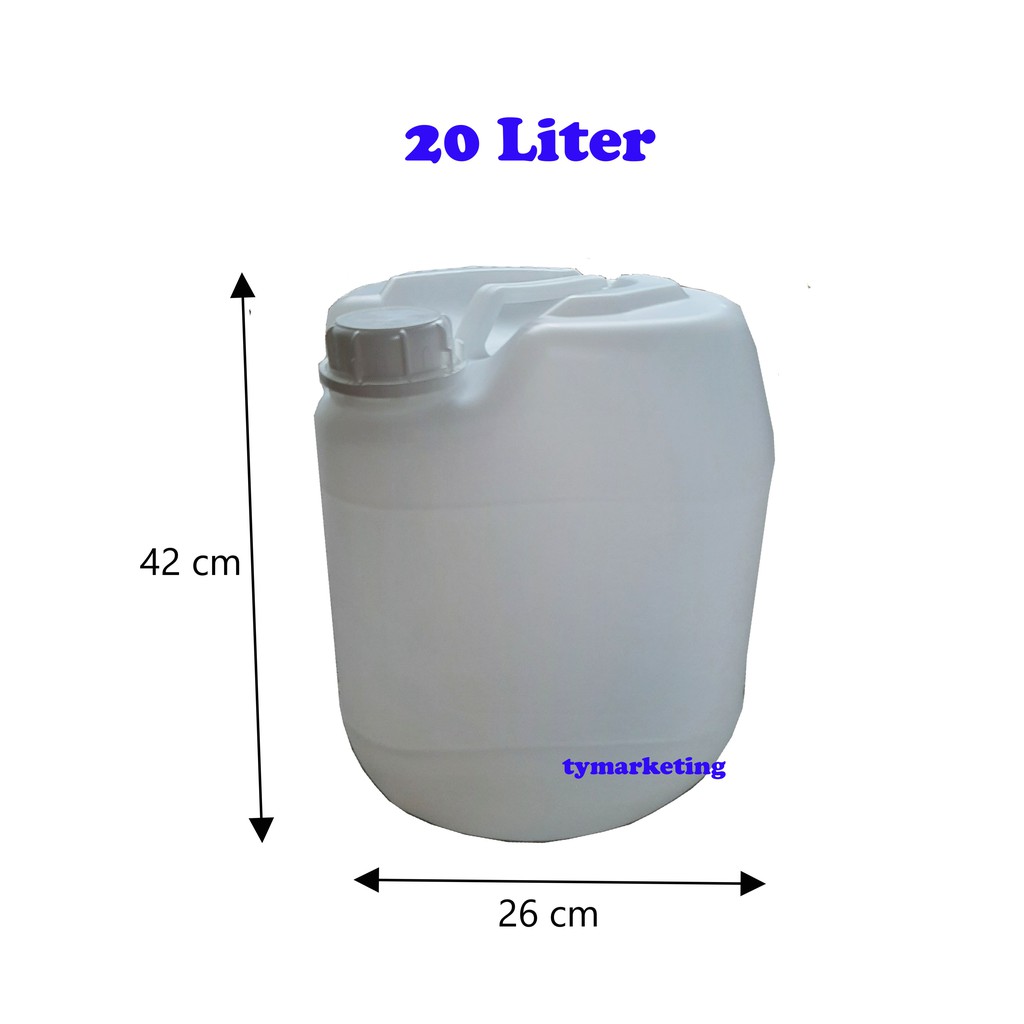 New 20 & 25Liter Jerry Can / White Bottle / Botol Baru / Food Liquid ...