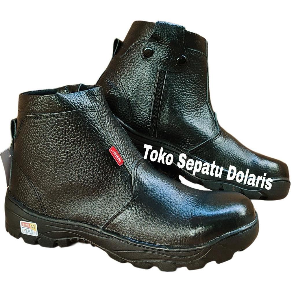 HITAM Safety Shoes Black Safety Shoes King Skn Toe Bsei Safety Shoes