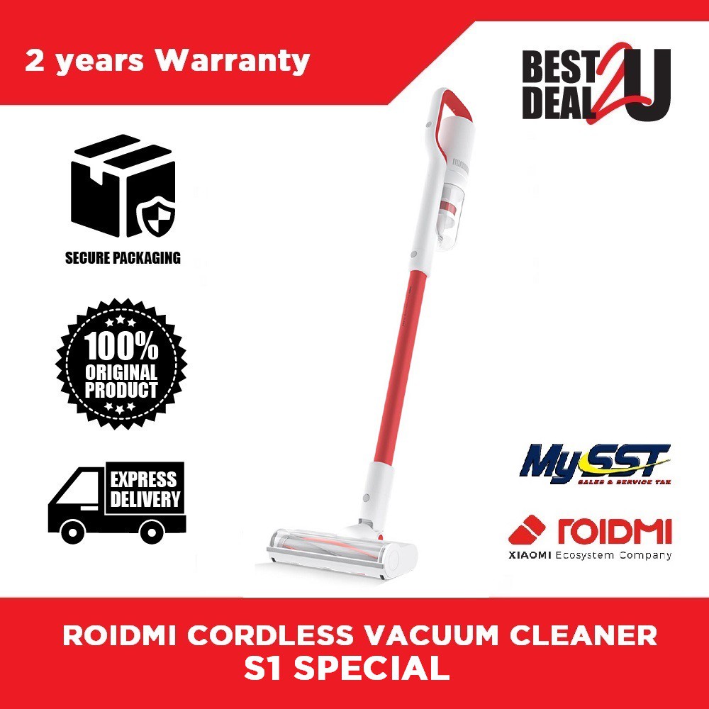 [MY] Roidmi S1 Special Cordless Vacuum Cleaner Original Malaysia Set Shopee Malaysia