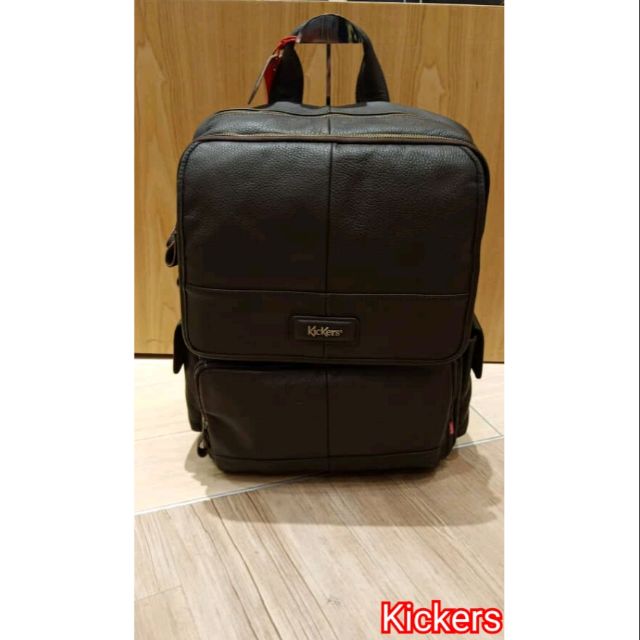 Kickers Leather Backpack for Laptop Shopee Malaysia