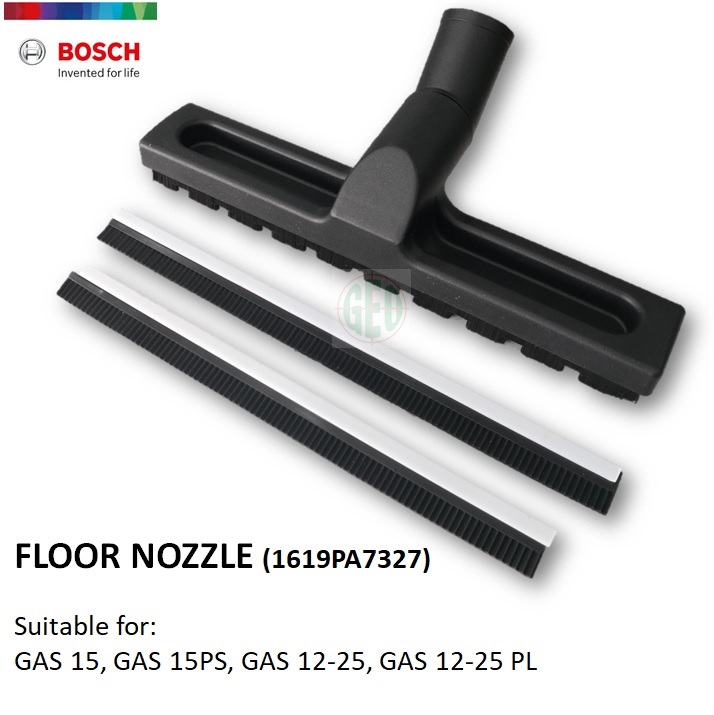 Bosch Professional Wet / Dry Vacuum Cleaner Gas 15 HP (Including Crevice  Nozzle, Manifold, Floor Nozzle Set, 1 x 3 m Hose, Pipes (Pack of 2), in Box)