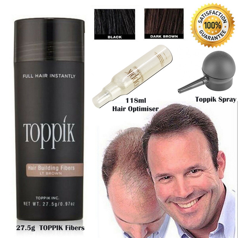 [Ready Stock]Toppik Instant Hair Building Fibres Powder Natural Keratin ...