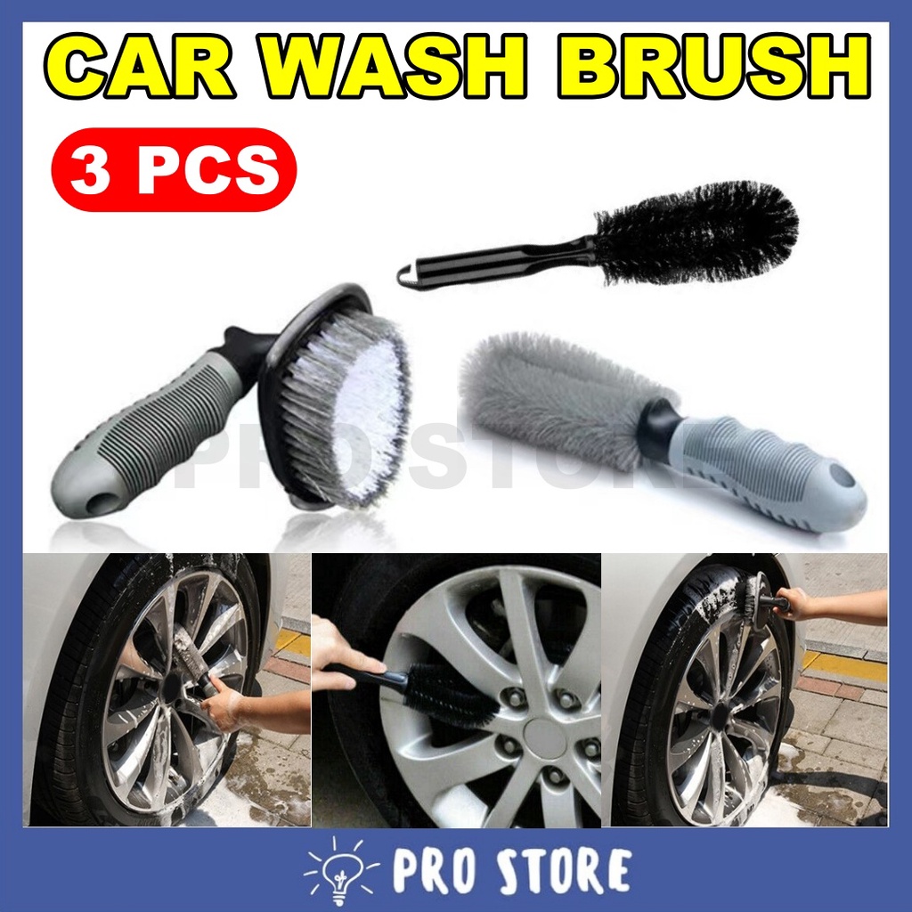 Straight / Curved Tire Brush Car Wheel Tire Cleaner Brush Rim Wash Brush  Cleaner for Auto, Vehicle
