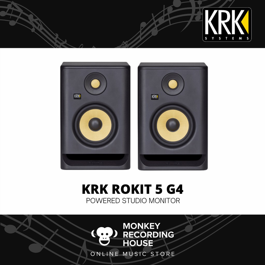 【ROKIT 5 GEN4】KRK RP5G4 Rokit Powered 5 Generation 4 Active Studio