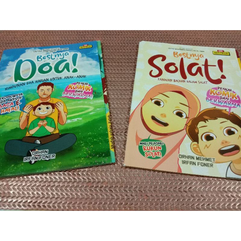 Buku Kanak2 || KOMIK BESTNYA SOLAT || PANDUAN BACA SOLAT || Bestnya Doa | Shopee Malaysia