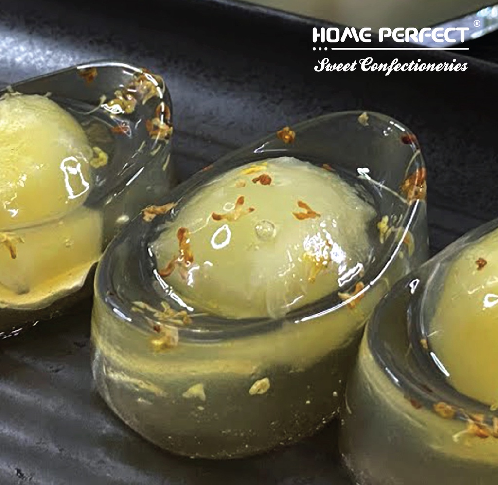 HOME PERFECT 1/9/15 Cavities Mini/Large Gold Ingot&Fish Pudding Jelly ...