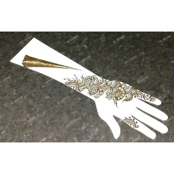 Acrylic Plastic Henna Mehndi Hand Templates for practice body art Heena Hena