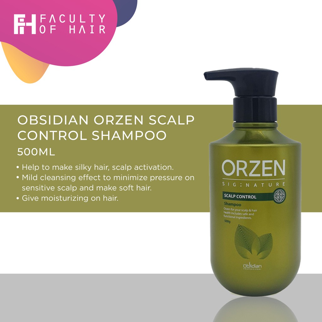 Obsidian ORZEN Scalp Control Shampoo (500ml) | Shopee Malaysia