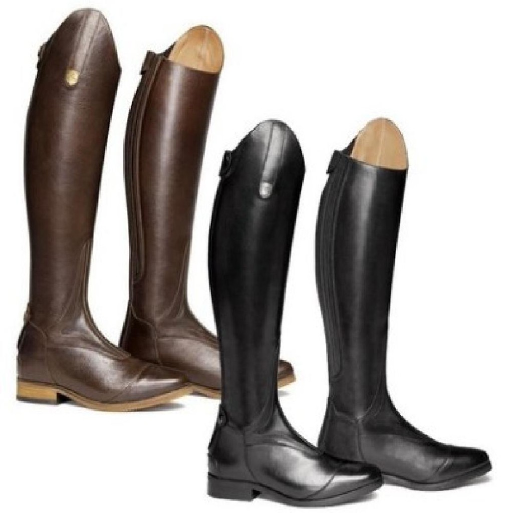 Unisex Riding Boots Equestrian Shoes For Men Western Style Zip Slip On Long Boots Outdoor Hiking