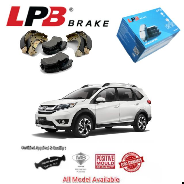 Honda BRV MPV 2017 Front & Rear Brake Pad LPB EPro Premium Semi