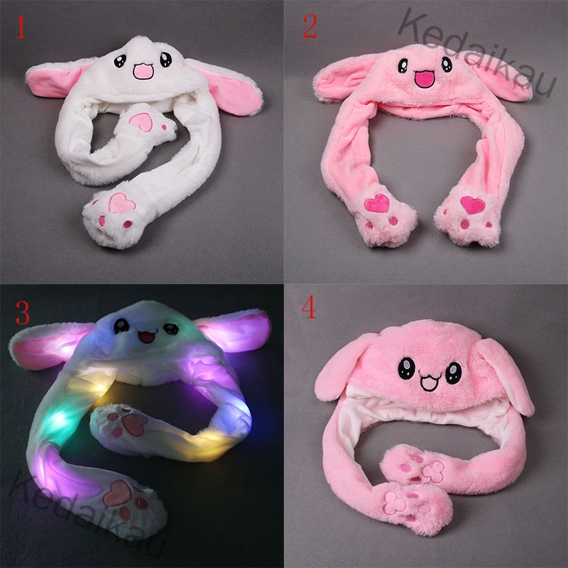 Kedaikau Cute Cartoon Dance Ears Rabbit Beanie Hat Airbag Cap | Shopee ...
