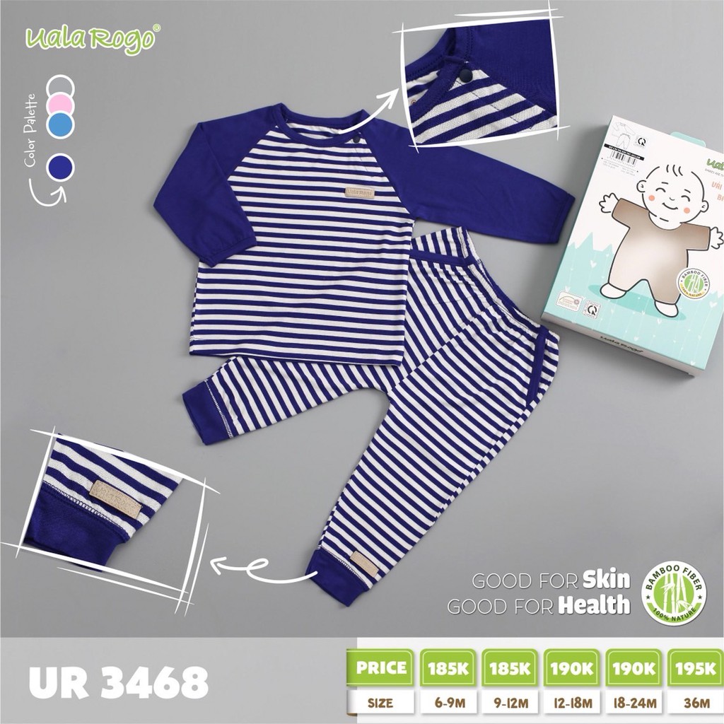 Uala & ROGO LONG SLEEVE SHOULDER SET (BAMBOO) | Shopee Malaysia