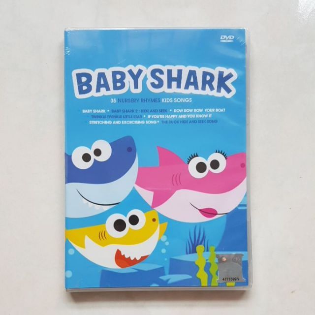 Baby Shark DVD 35 Nursery Rhymes Kids Songs | Shopee Malaysia