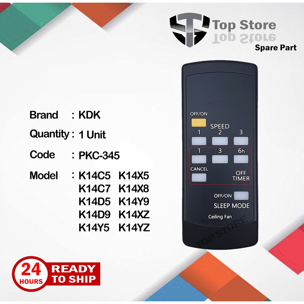 PKC-345 KDK Replacement Ceiling Fan Remote Control | Shopee Malaysia
